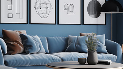 人气网红蓝色系